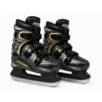Прокатные прогулочные коньки FITICE SPORTSMEN GRAPHITE GOLD